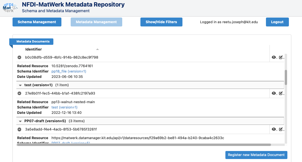 metadata management