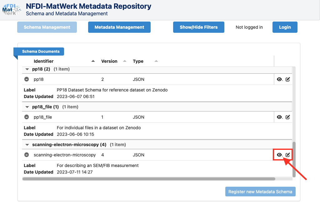 schema home page